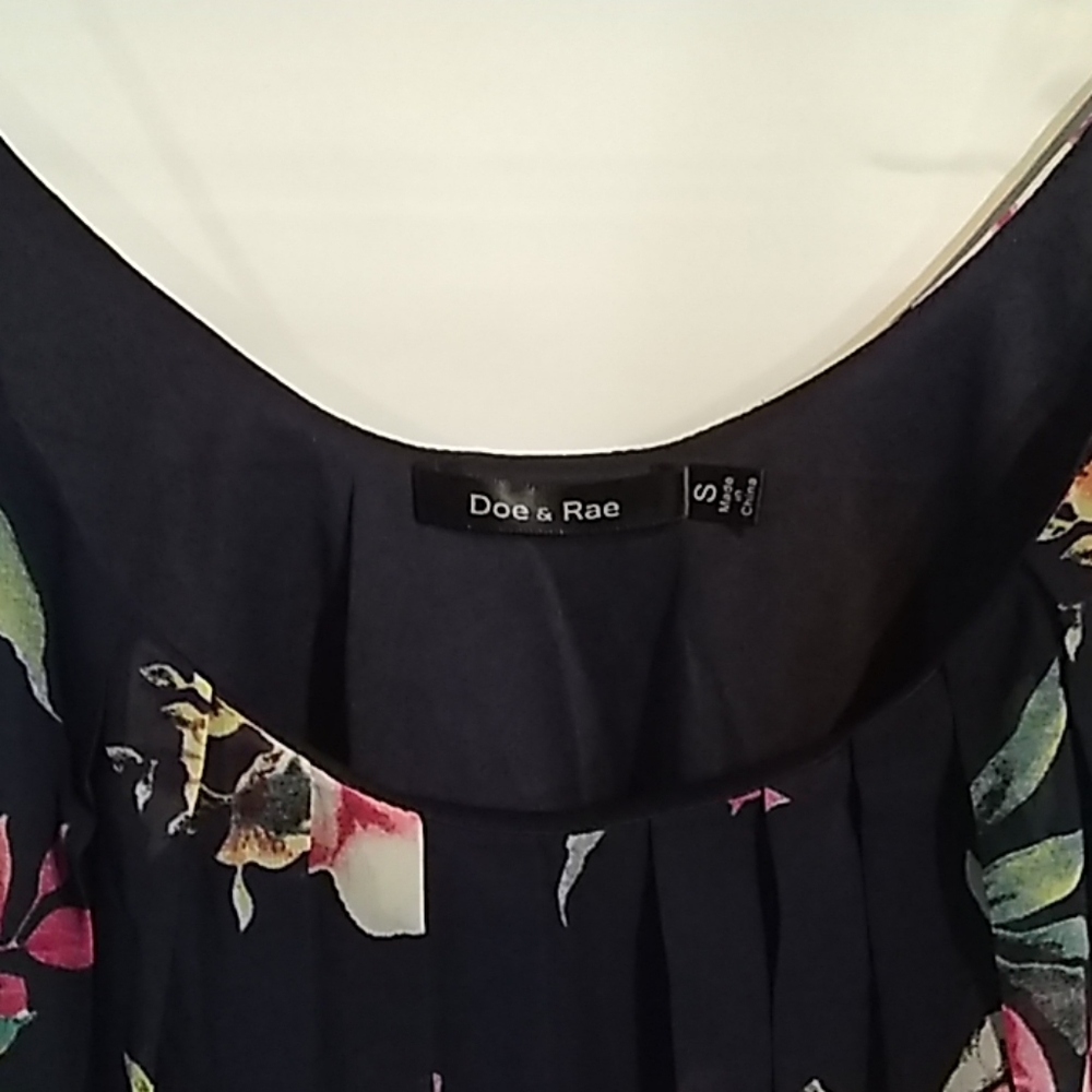 Doe & Rae Sheer Lined Tank Blouse - Picture 2 of 5